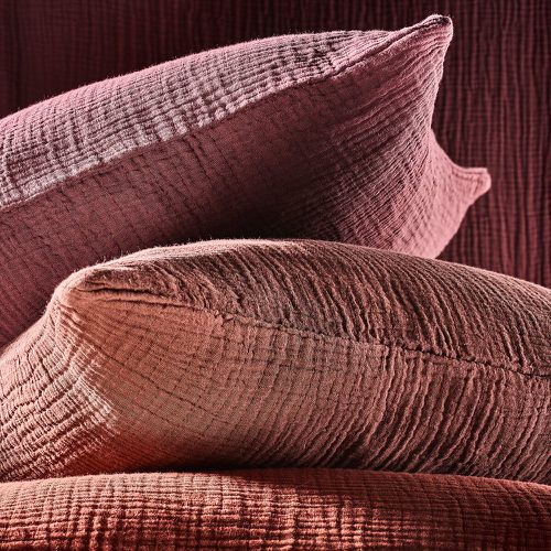 Yafa 100% Organic Cotton Muslin 200 Thread Count Pillowcase - AM.PM - Modalova
