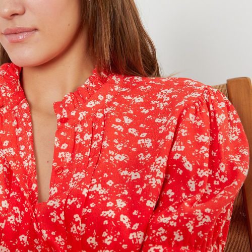 Floral Blouse with Ruffled Victorian Collar - LA REDOUTE COLLECTIONS - Modalova
