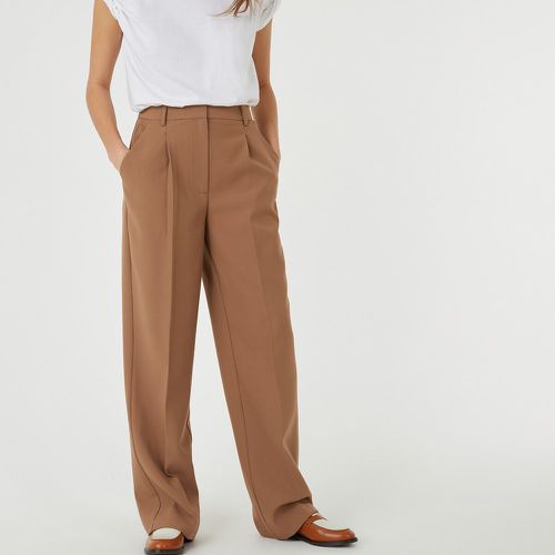Wide Leg Trousers with Pleat Front, Length 31.5" - LA REDOUTE COLLECTIONS - Modalova