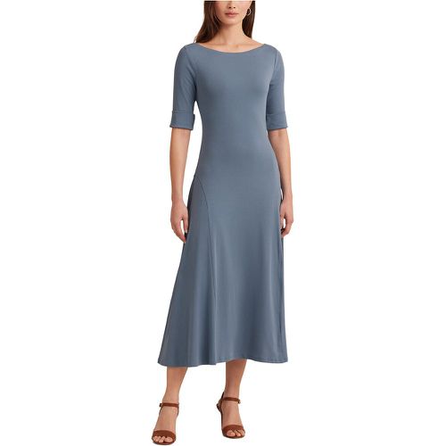 Munzi Cotton Midi Dress with Short Sleeves - Lauren Ralph Lauren - Modalova