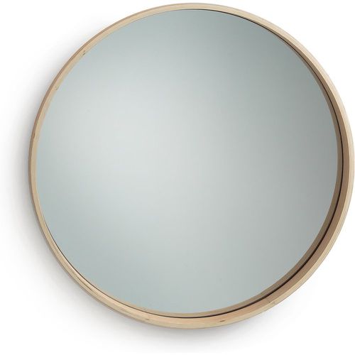 Alaria 59cm Diameter Round Oak Mirror - LA REDOUTE INTERIEURS - Modalova