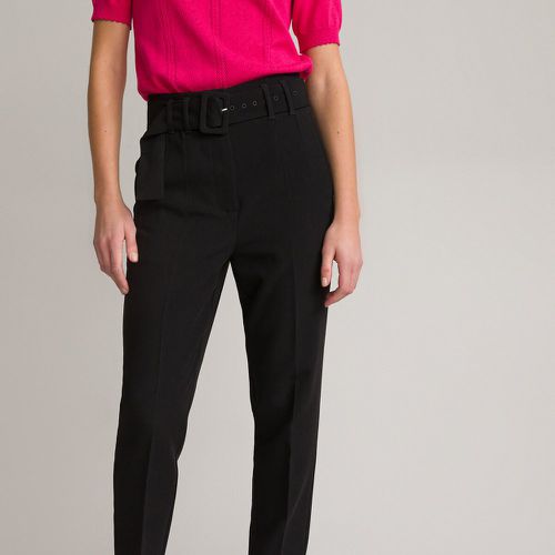 Belted Cigarette Trousers, Length 26" - LA REDOUTE COLLECTIONS - Modalova