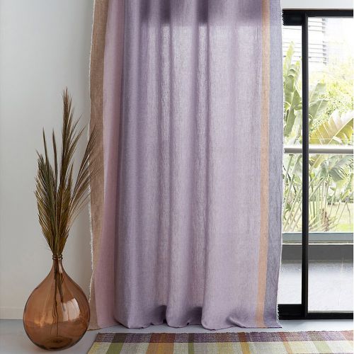 Valparaiso Woven-Dyed Washed Linen Curtain Panel - LA REDOUTE INTERIEURS - Modalova