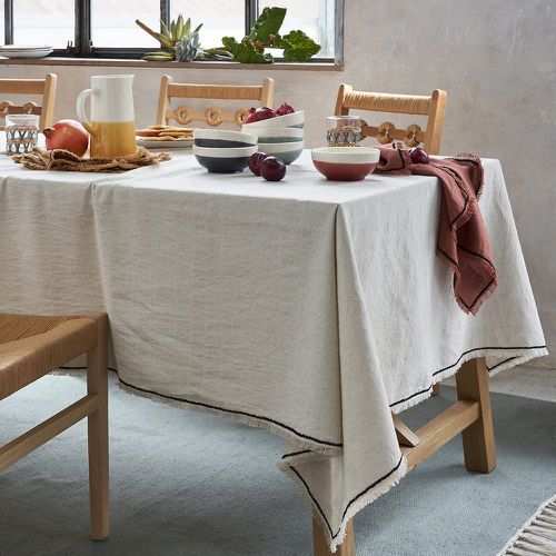 Menorca Linen Cotton Tablecloth - LA REDOUTE INTERIEURS - Modalova