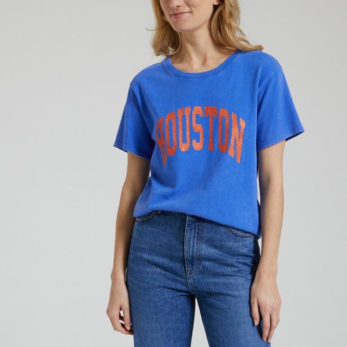 Slogan Print Cotton T-Shirt - FREEMAN T. PORTER - Modalova