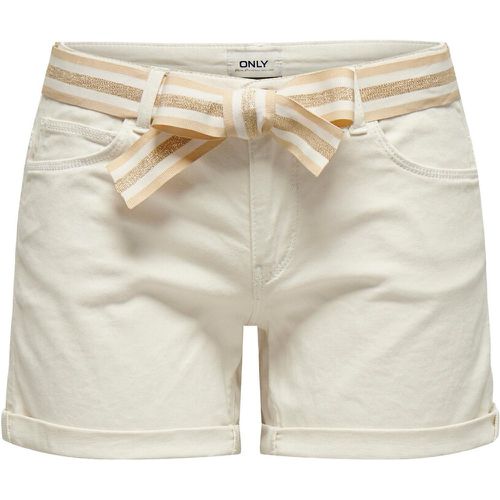 Denim Belted Shorts - Only - Modalova