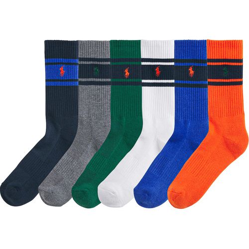 Pack of 6 Pairs of Socks - Polo Ralph Lauren - Modalova