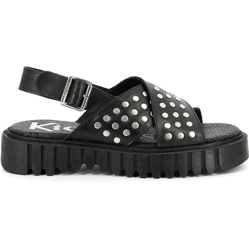 Kick Fact Leather Sandals with Studded Details - Kickers - Modalova