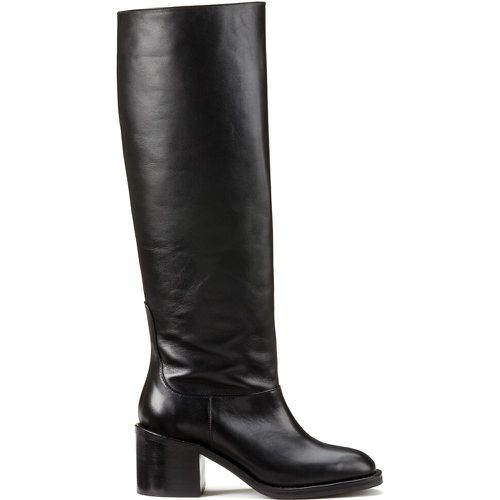 Leather Riding Boots with Block Heel - LA REDOUTE COLLECTIONS - Modalova