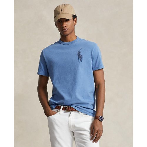 Embroidered Logo Cotton T-Shirt in Regular Fit - Polo Ralph Lauren - Modalova