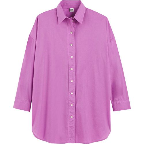Cotton Oversize Longline Shirt - LA REDOUTE COLLECTIONS - Modalova