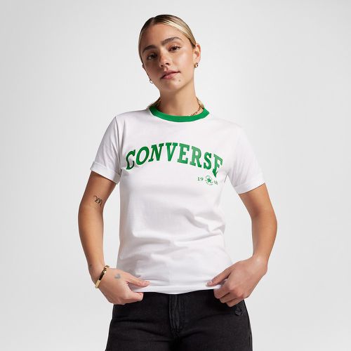 Retro Chuck Cotton T-Shirt with Logo Print - Converse - Modalova