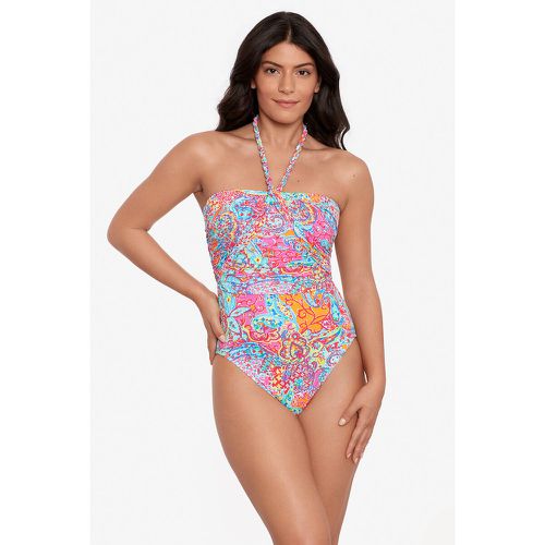 Amara Patchwork Bustier Swimsuit - Lauren Ralph Lauren - Modalova