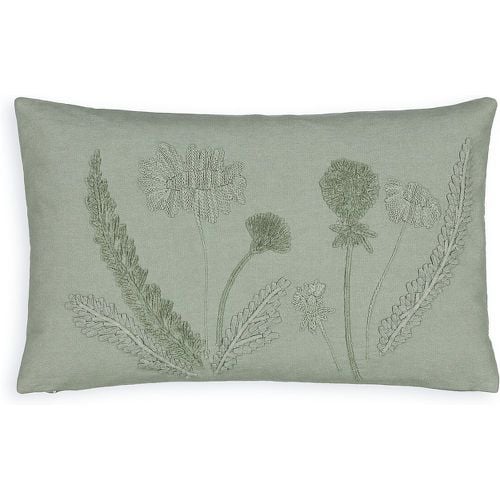Babica Floral Embroidered 100% Cotton Cushion Cover - LA REDOUTE INTERIEURS - Modalova