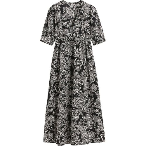 Floral Cotton Midaxi Dress - LA REDOUTE COLLECTIONS - Modalova