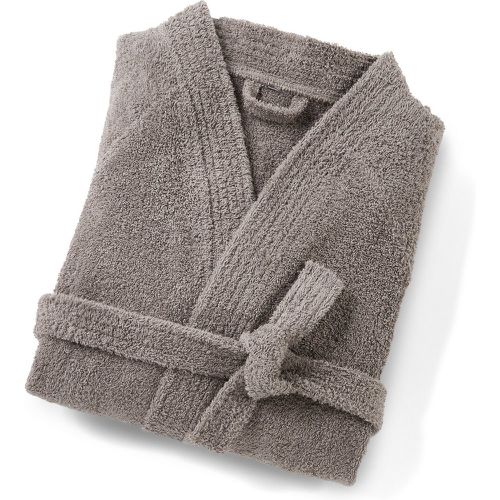 Kimono-Style 100% Cotton Towelling Bathrobe - LA REDOUTE INTERIEURS - Modalova