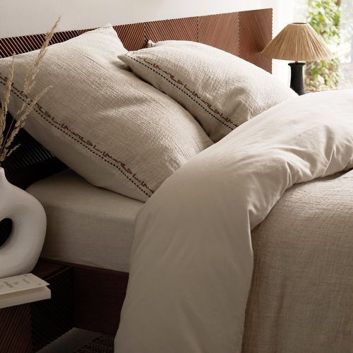 Thesari Two-Sided Linen and Cotton Muslin Duvet Cover - LA REDOUTE INTERIEURS - Modalova