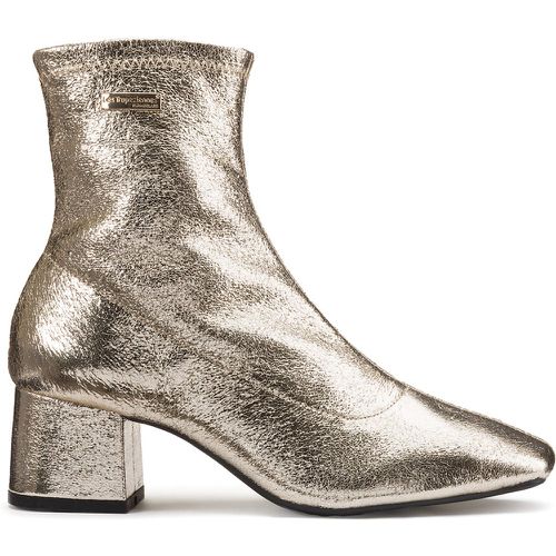 Daniela Metallic Ankle Boots with Block Heel - LES TROPEZIENNES PAR M BELARBI - Modalova