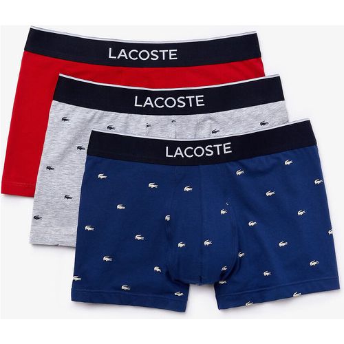 Pack of 3 Cotton Hipsters - Lacoste - Modalova