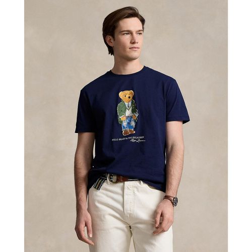 Bear Print Cotton T-Shirt in Regular Fit - Polo Ralph Lauren - Modalova