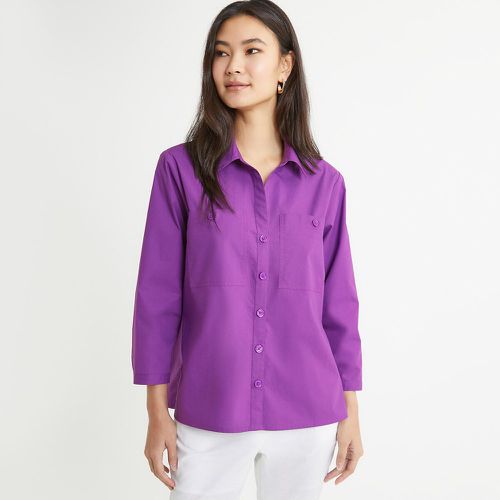 Cotton Shirt with 3/4 Length Sleeves - Anne weyburn - Modalova