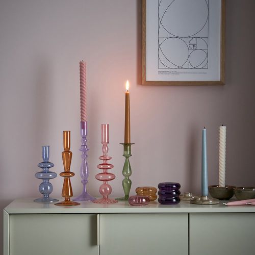 Chilava 20cm High Glass Candlestick - LA REDOUTE INTERIEURS - Modalova