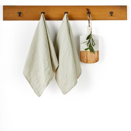 Set of 2 Victorine Washed Linen Tea Towels - LA REDOUTE INTERIEURS - Modalova