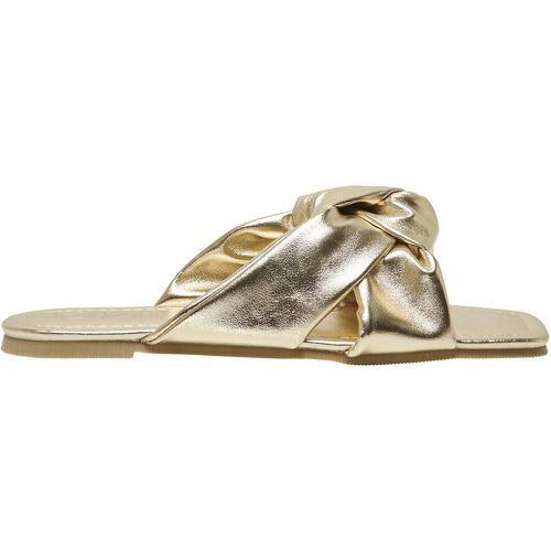 Millie Metallic Mules with Bow Detail - Only - Modalova