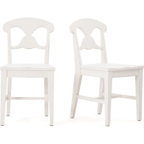 Set of 2 Swedish Pine Aged Effect Chairs - LA REDOUTE INTERIEURS - Modalova