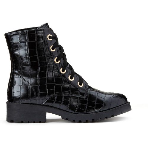 Recycled Mock Croc Ankle Boots - LA REDOUTE COLLECTIONS - Modalova