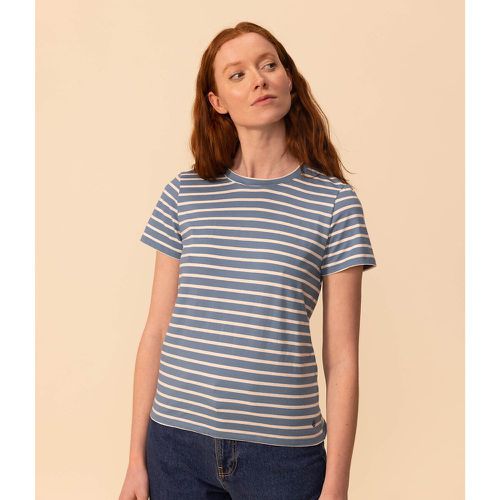 Le Droit T-Shirt in Striped Cotton - PETIT BATEAU - Modalova