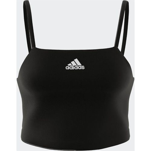 Brand of Love Cropped Cami with Embroidered Logo in Cotton - ADIDAS SPORTSWEAR - Modalova