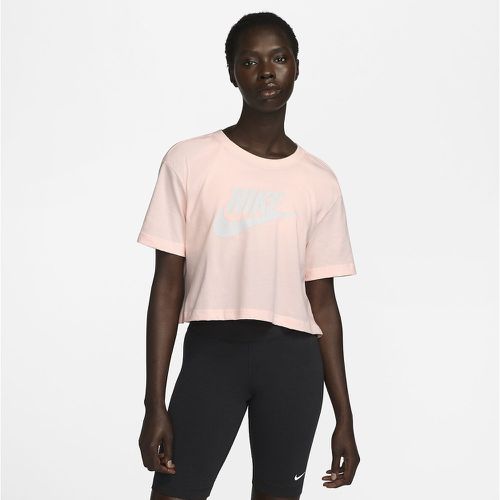 Sportswear Essential Crop Top in Cotton with Logo Print - Nike - Modalova