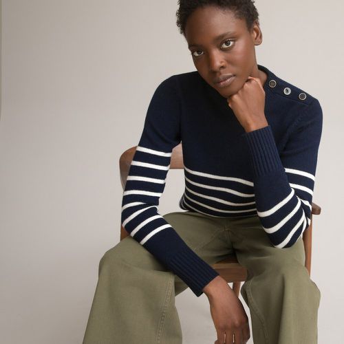 Les Signatures - Breton Striped Jumper in Recycled Wool Mix - LA REDOUTE COLLECTIONS - Modalova