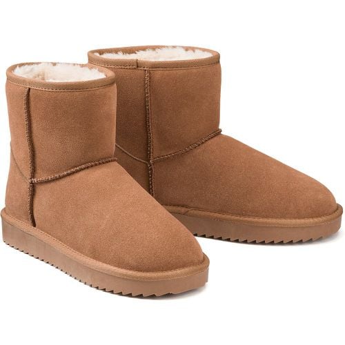 Suede Ankle Boots with Faux Fur Lining - LA REDOUTE COLLECTIONS - Modalova