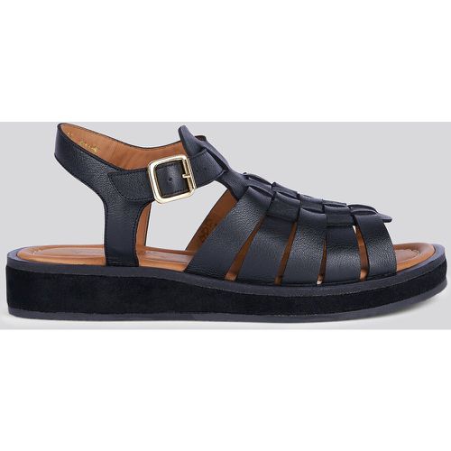 Omaha Leather Wedge Sandals - ANTHOLOGY PARIS - Modalova