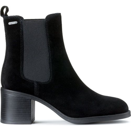 Suede Heeled Chelsea Boots - Esprit - Modalova