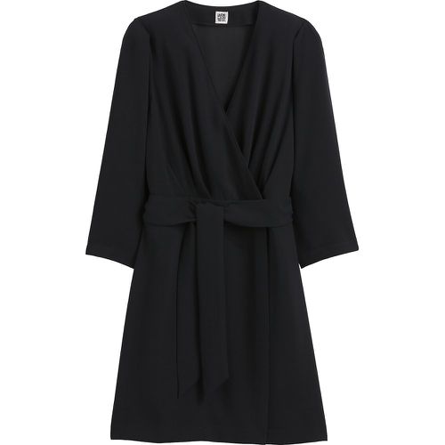 Wrapover Mini Dress with Tie-Waist - LA REDOUTE COLLECTIONS - Modalova