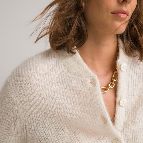 Bomber-Style Cardigan in Alpaca Mix - LA REDOUTE COLLECTIONS - Modalova