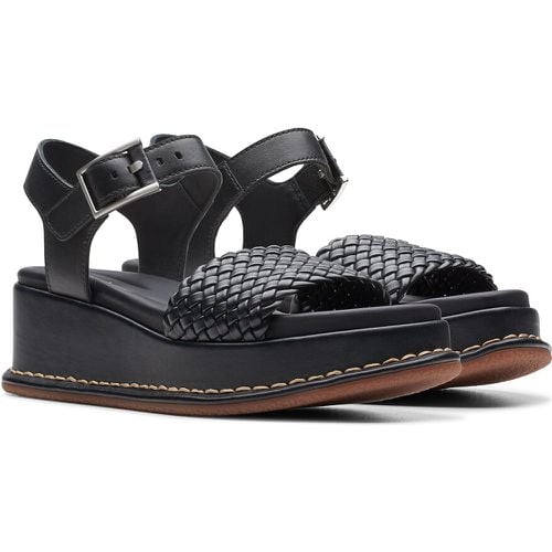 Kimmei Bay Leather Sandals with Wedge Heel - Clarks - Modalova