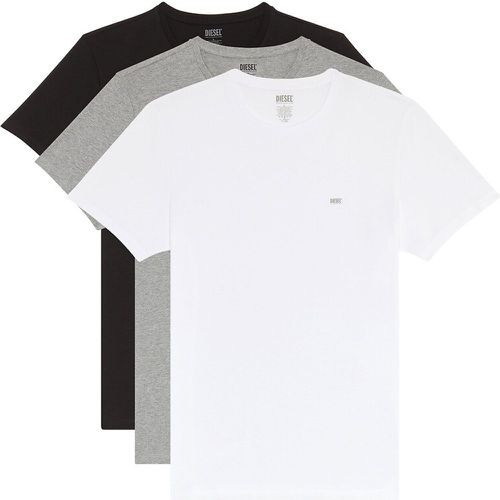 Pack of 3 T-Shirts in Cotton with Short Sleeves - Diesel - Modalova