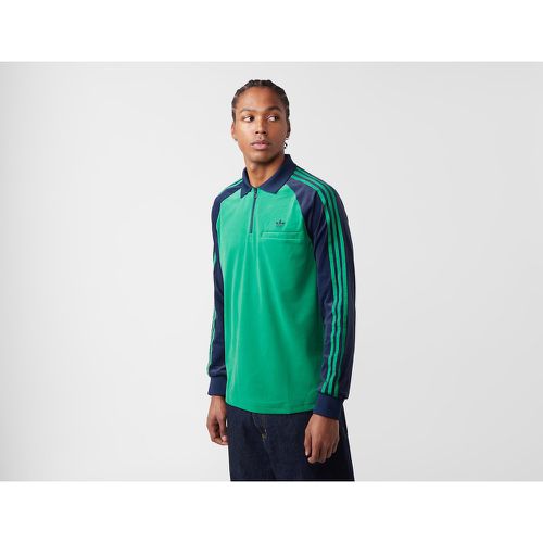 S Velour Long Sleeve Polo Shirt - adidas Originals - Modalova