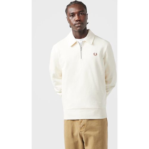 Zip Neck Collared Sweatshirt - Fred Perry - Modalova