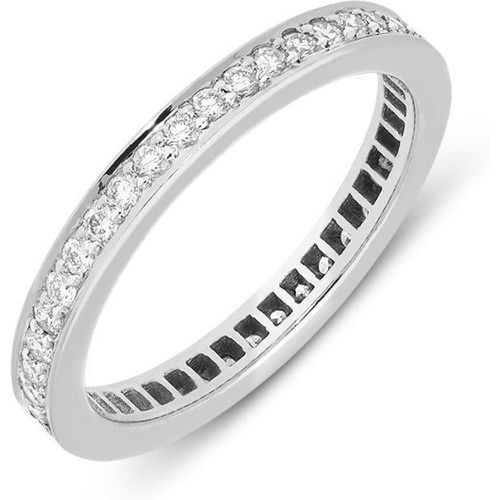 Ct White Gold 0.46ct Diamond Brilliant Cut Wedding Eternity Ring - C W Sellors Diamond Jewellery - Modalova