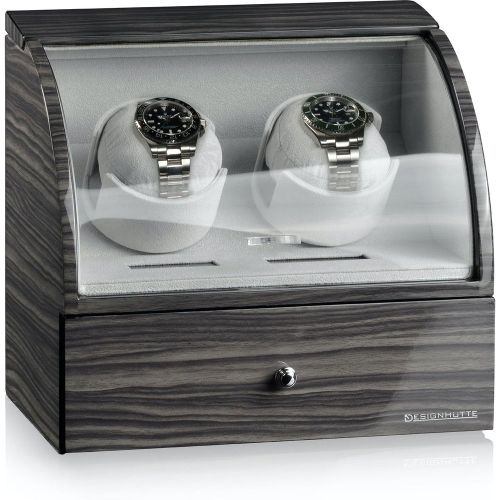 Watch Winder Basel 2 LCD Dark Oak - Designhuette - Modalova