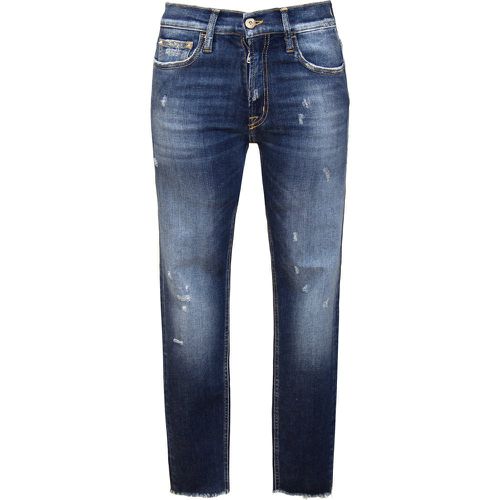 Jeans Body slim high rise medium vintage used and row edge - CYCLE - Modalova