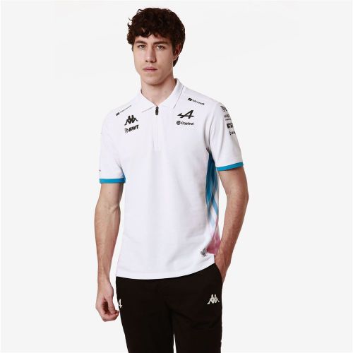 Polo Adrem BWT Alpine F1 Team 2024 Blanc - Kappa - Modalova