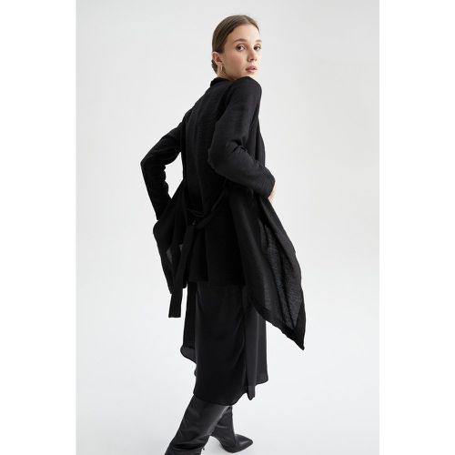 Long Sleeve Woven Abaya Tunic - DeFacto - Modalova