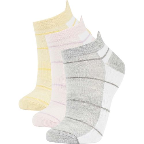 Pack Striped Ankle Socks - DeFacto - Modalova