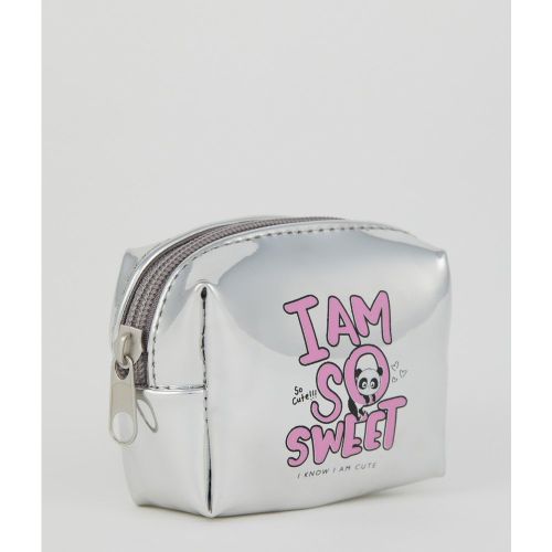 Slogan Print Zip On Coin Purse - DeFacto - Modalova